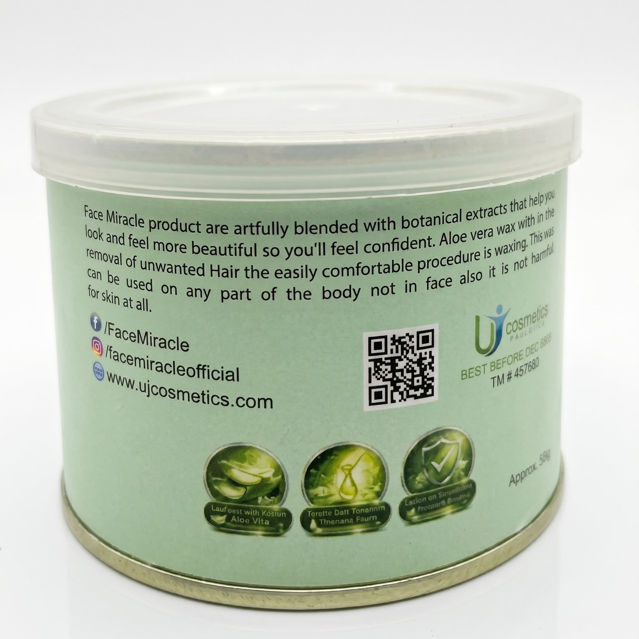 Face Miracle Aloe Vera Finger Wax