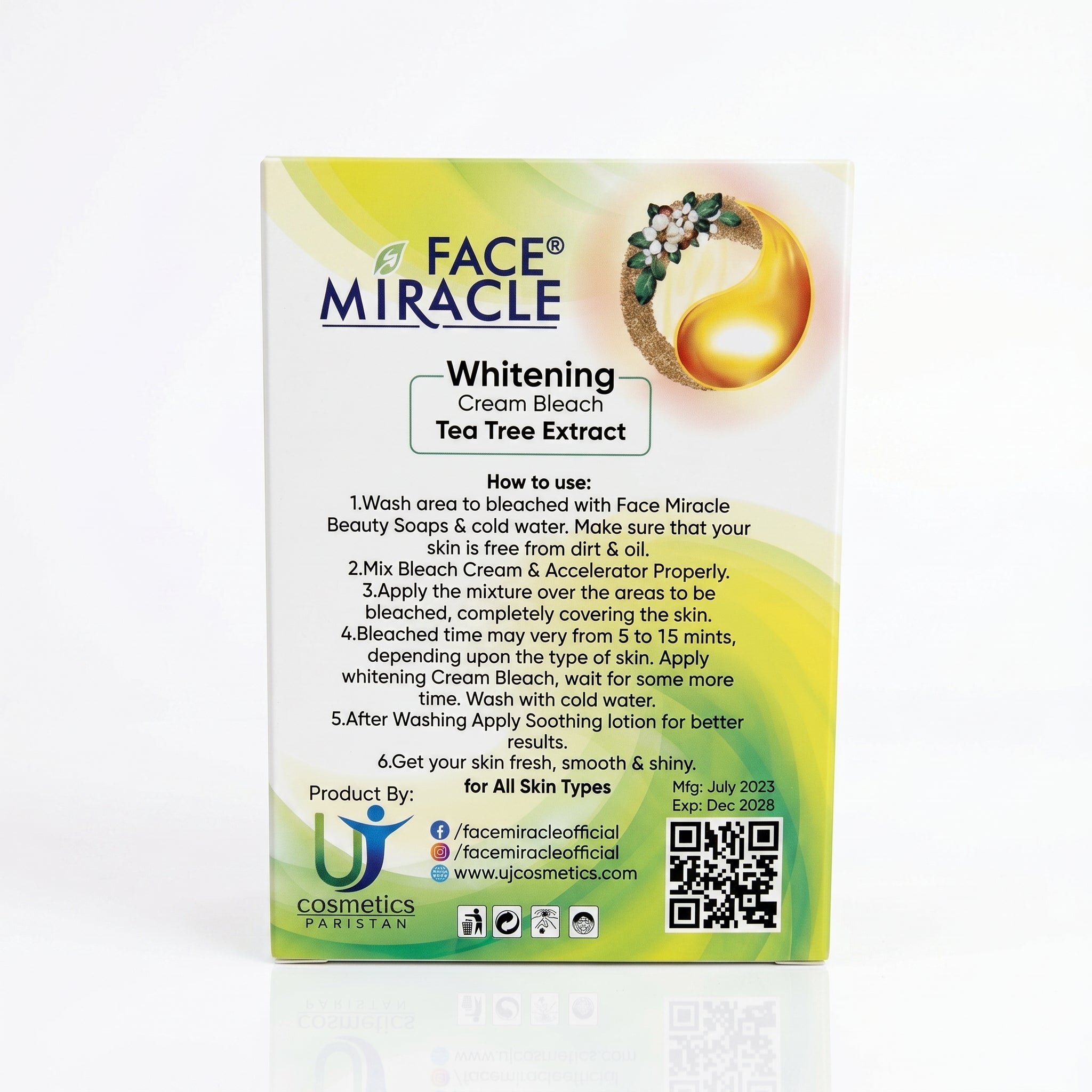 Face Miracle Tea Tree Bleach Cream
