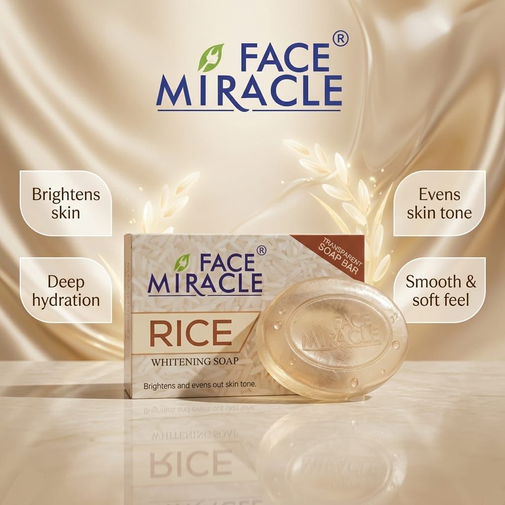Face Miracle Rice Whitening Soap